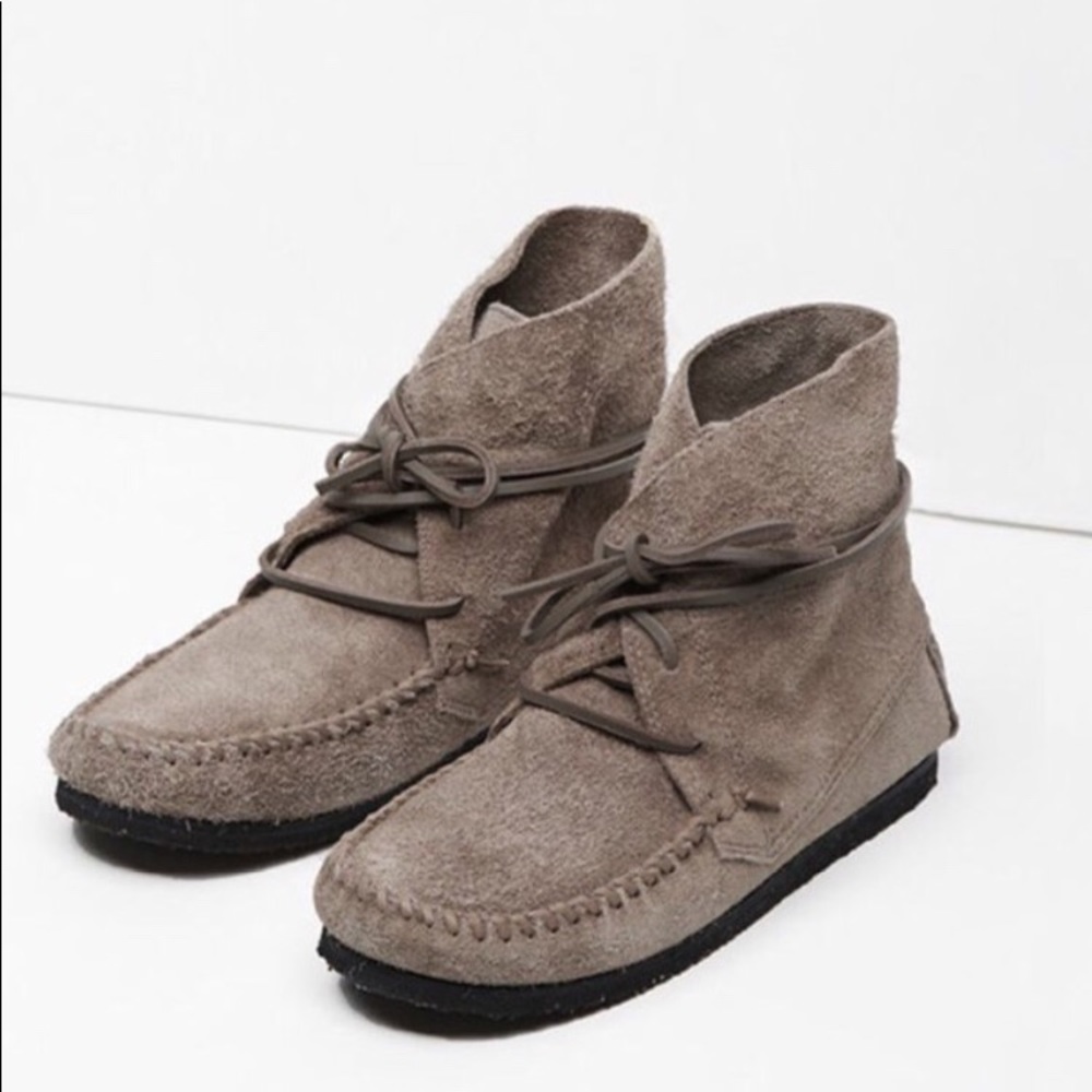 Isabel Marant Etoile Suede Flavie Moccasin Boots